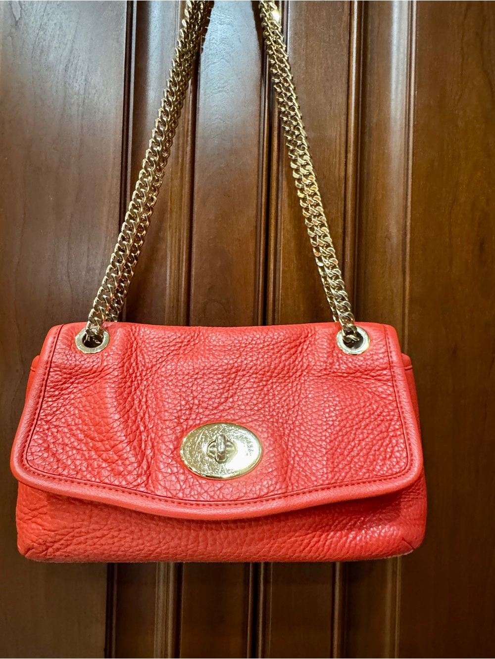 Coach Chain Leather Crossbody